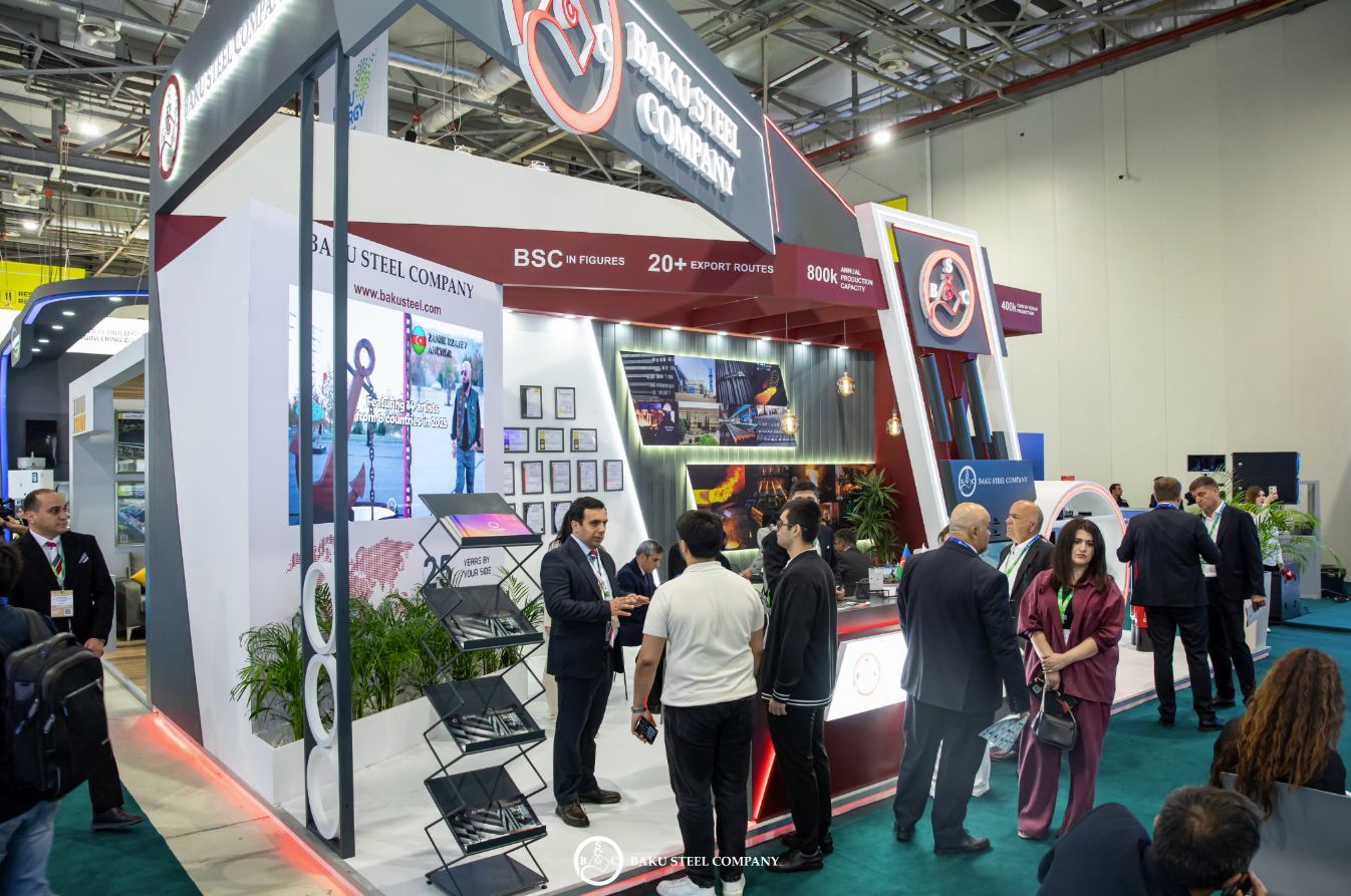 Baku Steel Company Caspian Oil & Gas 2026 sərgisində